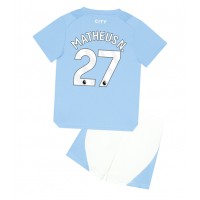 Camisa de time de futebol Manchester City Matheus Nunes #27 Replicas 1º Equipamento Infantil 2023-24 Manga Curta (+ Calças curtas)